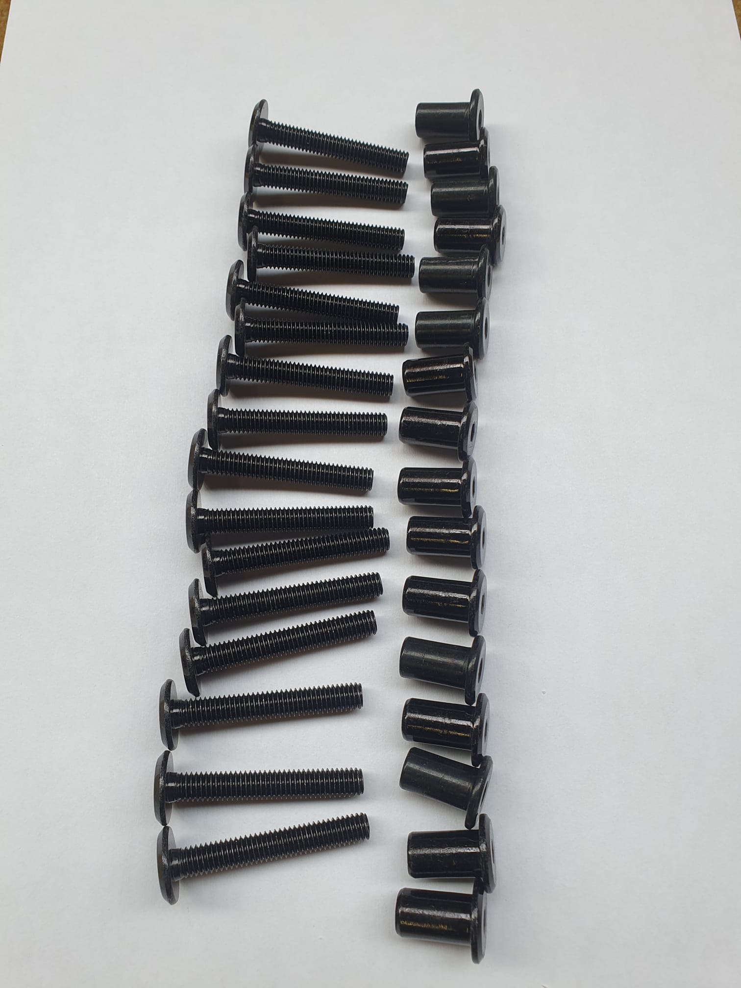Tischbeinschrauben (Schwarz)